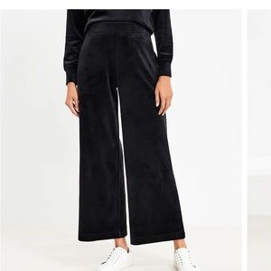 Loft Lou & Grey Velour Wide Leg Pants
